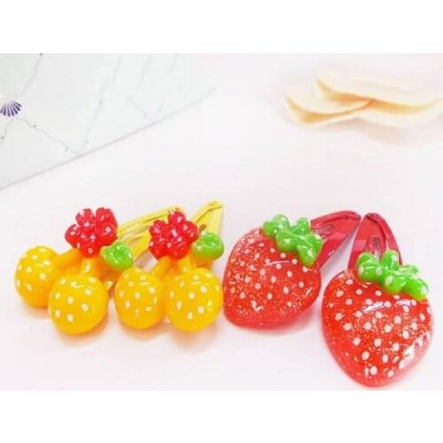 High 10Pcs/Lot Cartoon Kids Hair Pins Baby Infant Flower Clips Girls Lovely Hairpins Hair Accessories Random Color