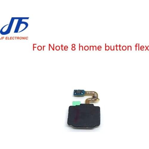 10pcs/lot Touch ID Home Button Return Key Manu For Samsung Galaxy Note 8 Fingerprint Sensor Flex Cable Ribbon Replacement Parts