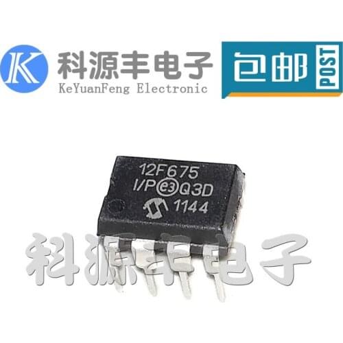 100% New&original PIC12F675-I/P PIC12F675 DIP8 8CMOS In Stock