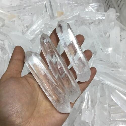 3pcs Natural polished quartz crystal point clear Crystal Quartz stone