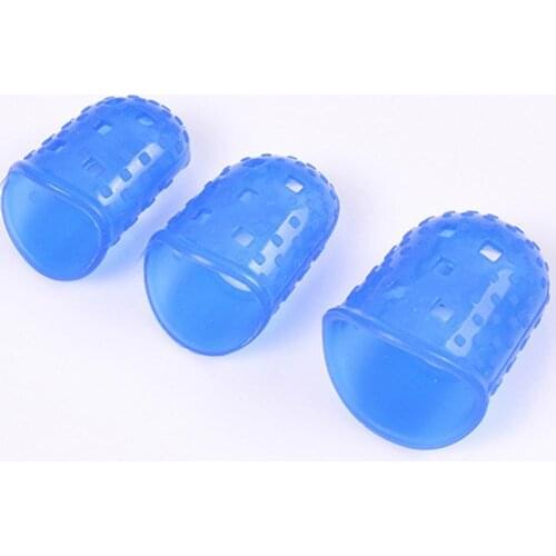 4Pcs/Set Silicone Finger Guards Guitar Flexible Left Color Ukulele Guitar Hand Fingertip Protectors For Ukulele Guitar Random