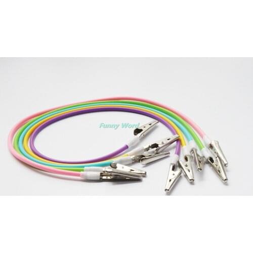New 5Pcs Dental Instrument Colorful Bib Clips Silicone Cord Napkin Holders