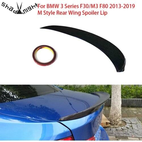 Trunk Car Spoiler Wing For BMW 3 Series F30/M3 F80 2013-2019 M Style Rear Wing Spoiler Lip