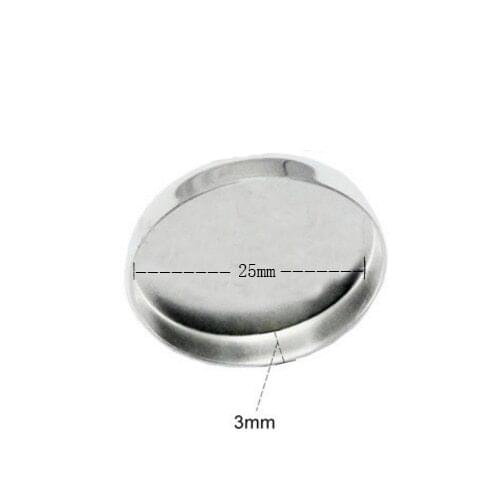 Beadsnice 925 Sterling Silver Cabochon Base Bezel Setting Wholesale Tray Glass Insert 39181