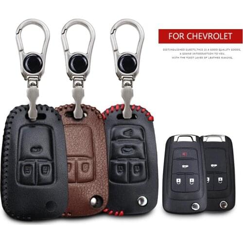 Car Logo Keychain Key Case Bag Cover For Chevrolet Cruze Aveo Captiva Epica Sail Lacetti Mrlibu Cobalt Anti-wear Key Cover Shell