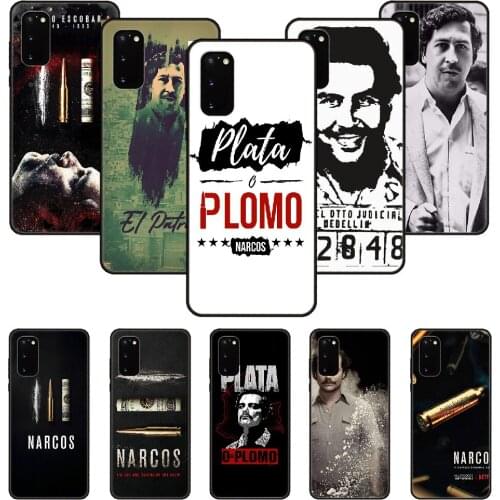 Phone Case For SamSung Galaxy S Note 10 20 7 6 9 8 Plus Edge E Ultra Lite Black Cover Prime Pablo Escobar Drug lord American TV