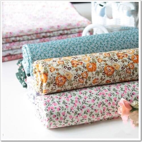 Twill Fabric Flower For Patchwork Series 100% Cotton Suede Fabric Other Fabric Printed Piece Warp 180g Per Meter Woven Ocelot