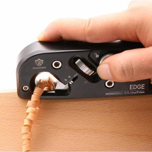 Woodworks Chamfer Plane Double Cutter Depth Adjustable Wood Quick Trimming Tool Practical Woodworking Hand Tool with 3 Blade