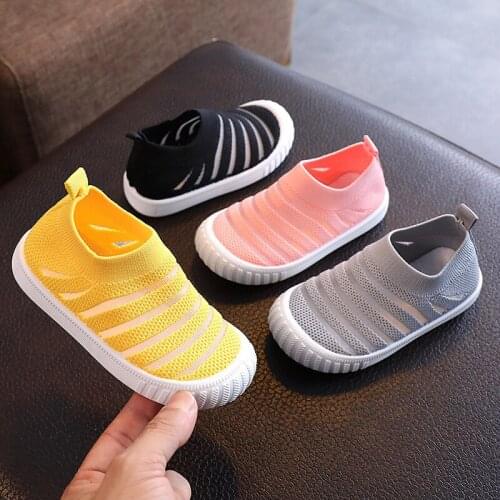 Kids Shoes Baby Boys Sneaker Mesh Breathable Casual Light Running Tenis Infantil Children Shoes For Girls Non-slip Spring Summer