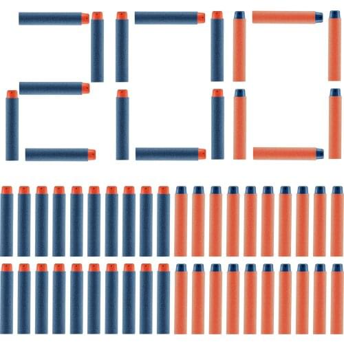 200PCS Darts For Nerf UPGRADE-READY BLASTER 2.0 Refill Darts Toy Gun Bullets for Nerf elite2.0 Series Blasters Xmas Gift