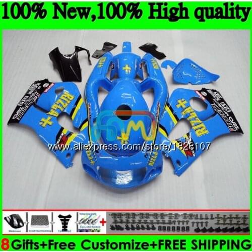 Body For SUZUKI GSXR RIZLA blue 600 750 SRAD GSXR600 96 97 98 99 00 32BS.44 GSX-R600 GSXR750 1996 1997 1998 1999 2000 Fairing