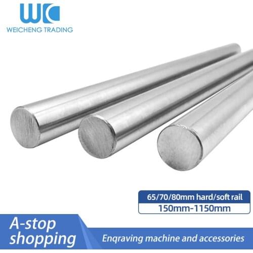 Linear Optical Axis Chrome-Plated Shaft Hard Shaft Soft Shaft Piston Rod Linear Guide Rod Diameter 65/70/80mm Length 150-1150mm