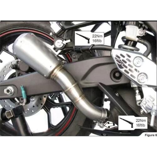 Motorcycle Parts Slip On Exhaust For Yamaha YZF-R3 YZF-R25 MT-03 MT03 2015 2016 2017 2018 YZF R3 R25
