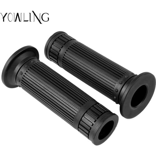2019 New Vintage Cafe Racer Motorcycle Hand Grips Rubber Handle Bar 7/8" 22mm for CG125 CB400 HONDA YAMAHA Piaggio Vespa GTS 300