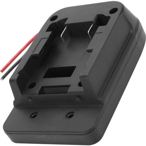 2021 New Replace For DW Battery Conversion For Miwaukee Battery Adapter Mount Base Tool Adapter DM18V DIY (Black)
