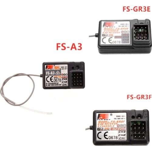 Flysky FS-GR3E FS-GR3F FS-A3 3CH 2.4Ghz receiver FS GT2 GT2B GT3 GT3B GT3C T6 CT6B TH9X transmitter accessories DIY accessories