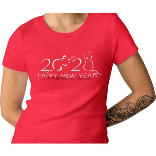 Ladies Chinese Zodiac Happy New Year 2020 Shirt Year Of The Rat Lunar Spring
