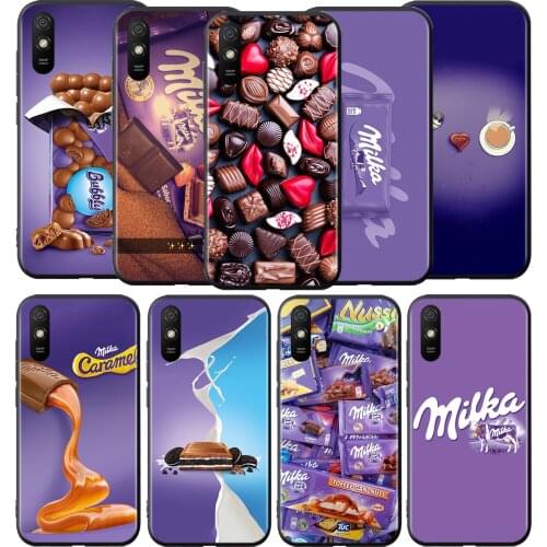 Chocolate Milk Milka Silicone Cover For Xiaomi Redmi 9 9T 9C 8 7 6 Pro 9AT 9A 8A 7A 6A S2 5 5A 4X Plus Phone Case