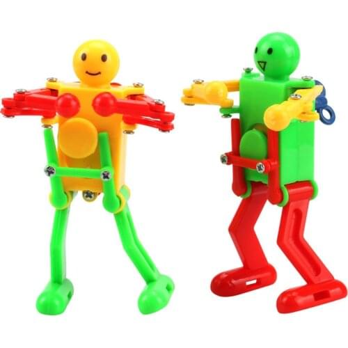 1pcs Mini Twisted Ass Dancing Chain Clockwork Toys Dancing Robot Winding Dance Butt Robot Toys Clockwork Dancing Toys Figures