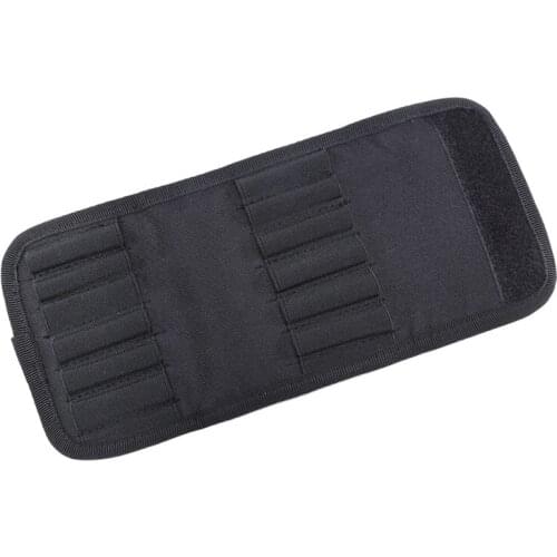 Tactical 12 Round Foldable Ammo Pouch Ammo Carrier Bag Molle Shotgun Bullet Shell Holder Rifle Cartridge Hunting Accessories