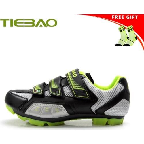Tiebao Cycling Shoes Men Mountain Bicycle Racing Shoes Breathable Cycle Sneakers women Sapatilha Ciclismo MTB SPD sports shoes