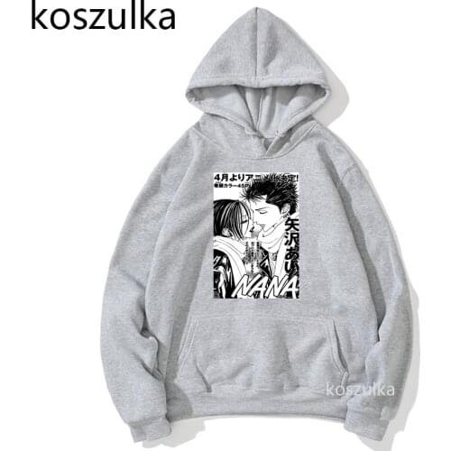 Japanese Anime Nana Anime Hoodies Men Pullovers Sweatshirt Nana Osaki Hoodie Fashion Printing Casual Male Manga Sudaderas
