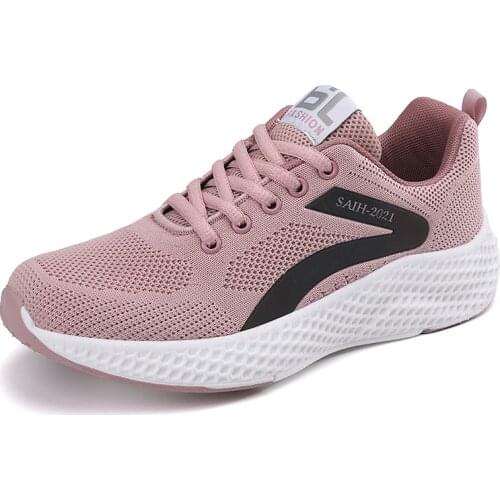 Women Casual Shoes Fashion Breathable Walking Mesh Flat Shoes Sneakers Women 2021 Gym Vulcanized Shoes Womens Sports Shoes