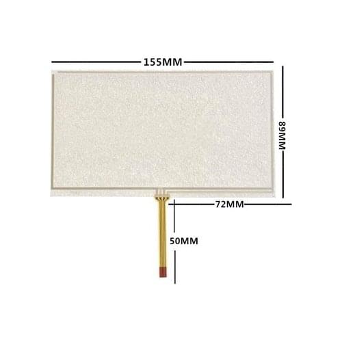 155*89 mm new 6.5 inch touch screen GPS navigation car DVD outside 155*89