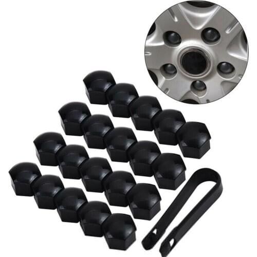 20 Pieces 17mm Car Wheel Nut Caps Protection Covers Caps Anti-rust Auto Hub Screw Cover Car Tyre Nut Bolt Exterior Decoration