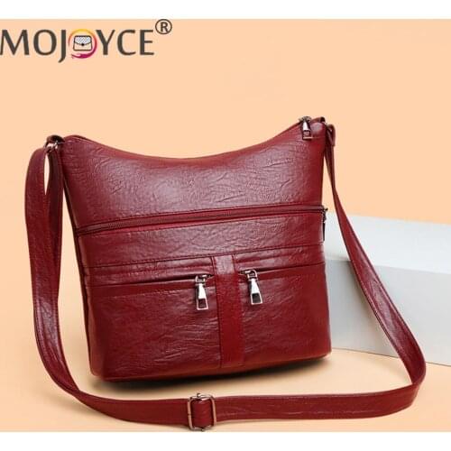 2021 Mini Shoulder Bags Retro Women Pure Color PU Leather Messenger Bag Casual Card Holder Shoulder Bags for Women