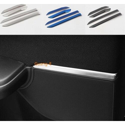 Car Sticker Interior Door Sound Cover Inside Audio Speak Ring Trim Near Glass Lift 4pcs For Honda CRV CR-V 2017 2018 2019 2020