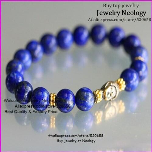 Free ship! Hot style High quality Buddha faith bracelet Gem stone ball Bead elastic bracelet buddha 10pcs/lot