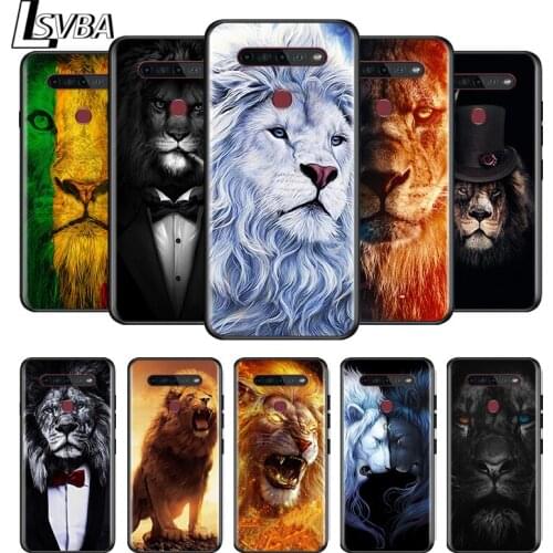 Majestic Animal Lion For LG G8 V30 V35 V40 V50 V60 Q60 K40S K50S K41S K51S K61 K71 K22 K31 K42 K92 ThinQ 5G Phone Case