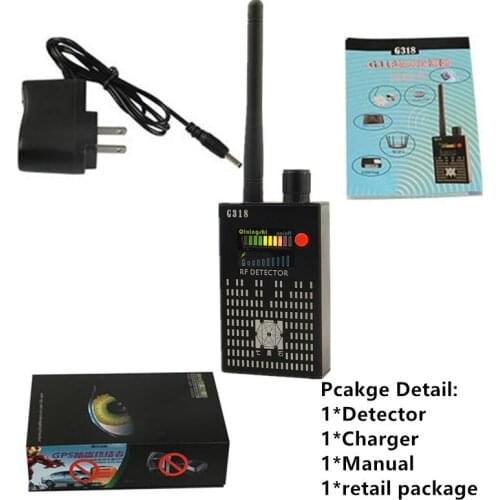 Hot Pro RF Spy Bug Detect Full Frequency Scanner Sweeper GSM CDMA GPS Tracker Detectors Signal Finder