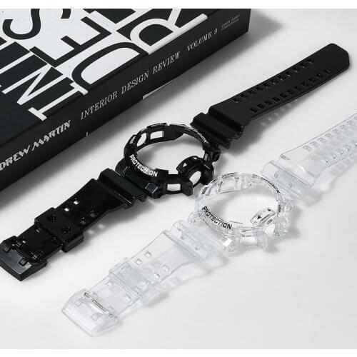 Chinese Made High Quality Rubber Watch Band and Watchcase For GA-400 GBA-400