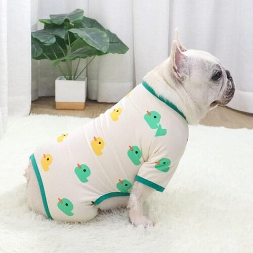 French Bulldog Jumpsuit Pajamas Spring Summer Dog Clothes Pug Clothing Poodle Schnauzer Welsh Corgi Costume Outfit Dropshipping