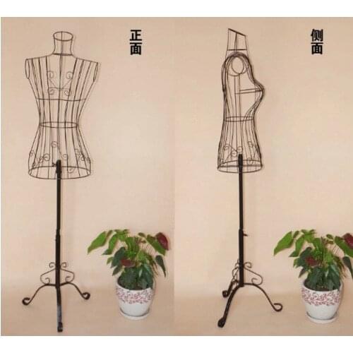 New Wire Mannequin Dress Form Mannequin Boutique Clothing Decor Metal Store Display