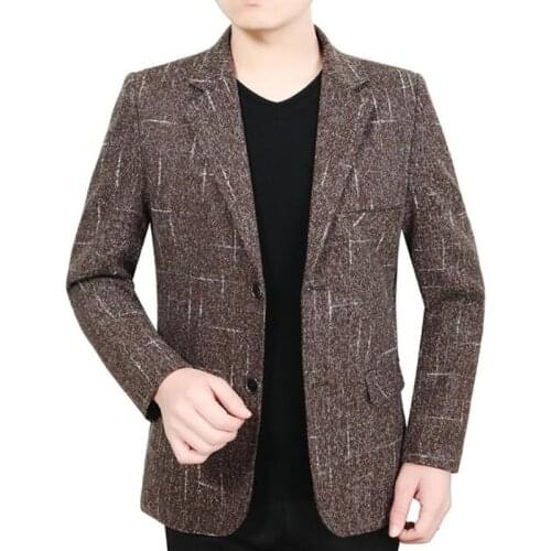 Men Blazers Mens Single-Breasted Suit Coats Male Business Casual Blazers Coat Clothing