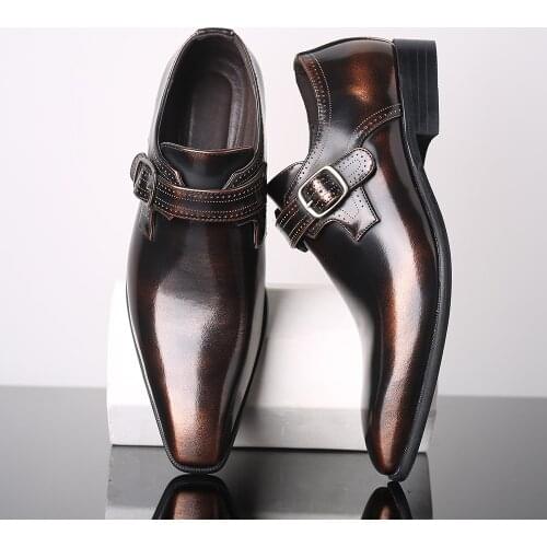 Mens formal shoes Stylish business Gentlemans comfortable formal shoes men mens dress shoes 2020