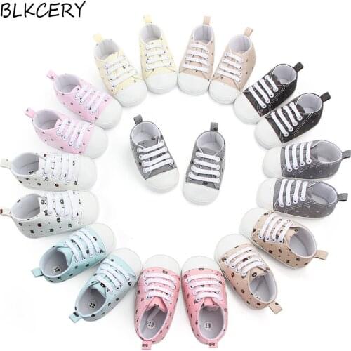 New Fashion Newborn Baby Girl Shoes Soft Sole Shoe Toddler Trainers Boy Tenies Crib Shoes for 1 Year Old Infant Footwear Gift