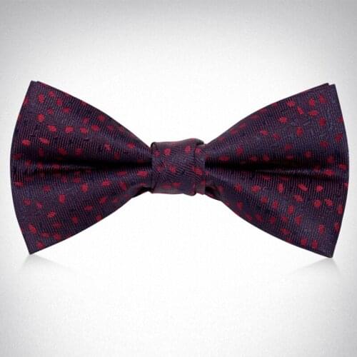 Brand New Groom Wedding Party Bowtie High Quality Wine Red Two Layer Butterfly Bow Tie For Men Gentleman Fashion Suit Gift Box
