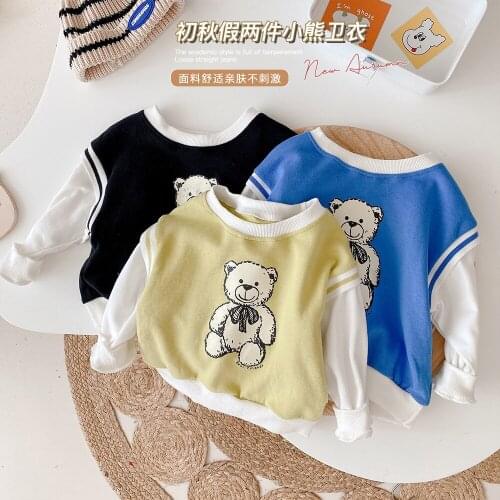 Autumn New Kids Girls and Boys Cartoon Pattern Sweater