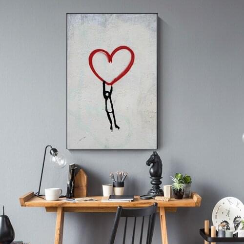 Canvas Prints Graffiti Art Minimal Painting Posters and Prints Wall Art Canvas Painting Wall Art Pictures Living Room Home Decor