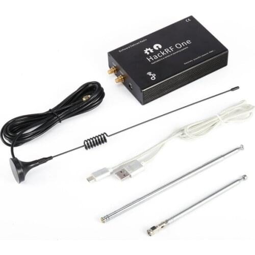 HackRF One usb platform reception of signals RTL SDR Software Defined Radio 1MHz to 6GHz software demo board+Metal case + Antena