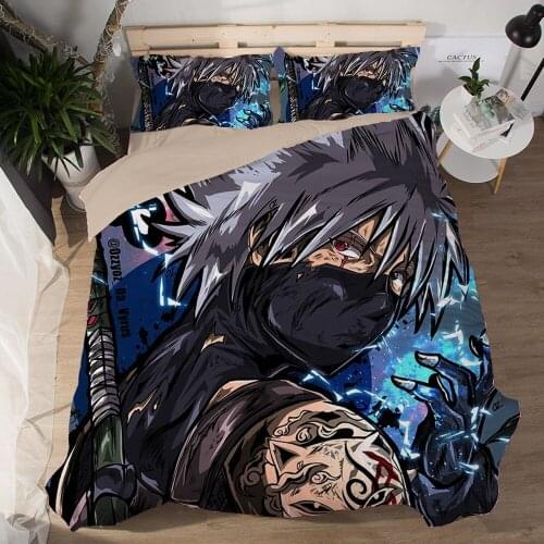 Duvet Cover Cartoon Death Celebrity Hero One Piece Super Saia 3pcs British Style Family student dormitory Quilt cover pillowcase