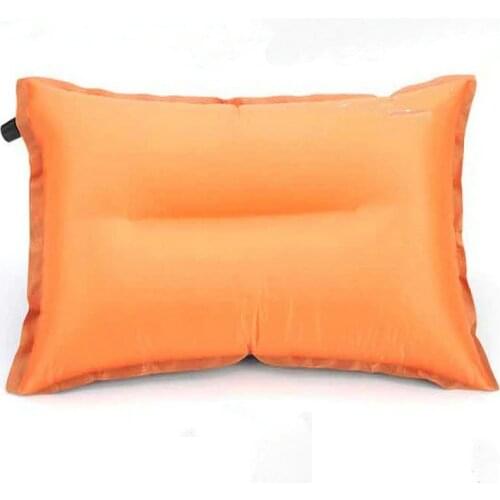 1xQuality Light weight Portable Automatic Inflatable Pillow Outdoor Hiking Camping Travelling Sleeping Pillow Free Shipping