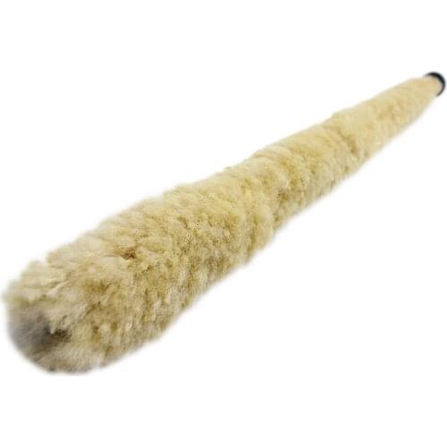 Yellow Durable Cleaning Fibres Brush Cleaner Pad Saver For Soprano Saxophone