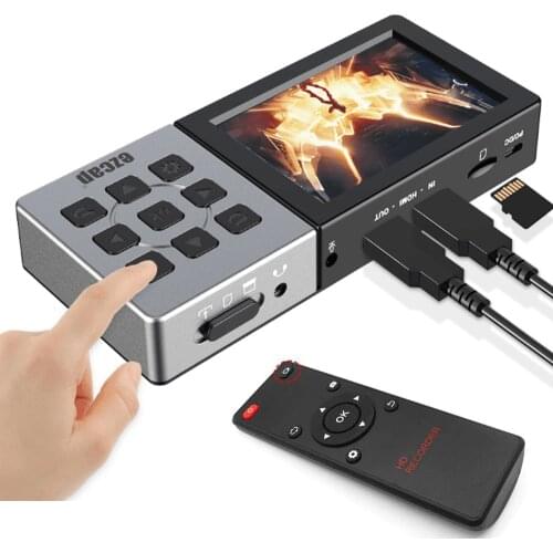 New Ezcap 273 HD 1080P Video Capture 3.5 Inch TFT Built In Battery and Speaker 1080P 60fps full HD Recording