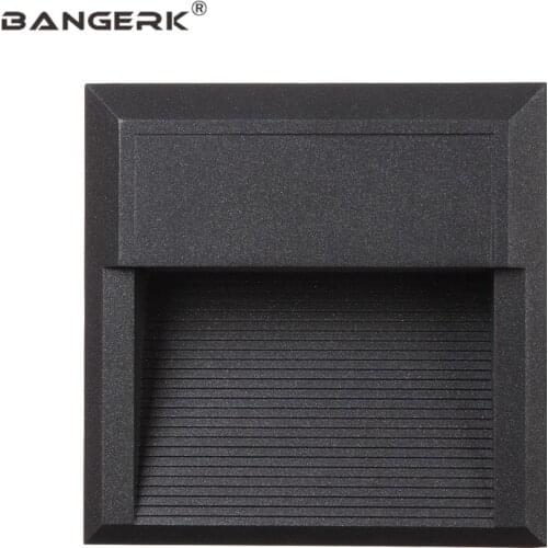 Waterproof Outdoor 8W LED Wall Light Step Stepping Lamp Modern Wall Sconce Lights Garden Porch Home Decor Aluminium Lighting