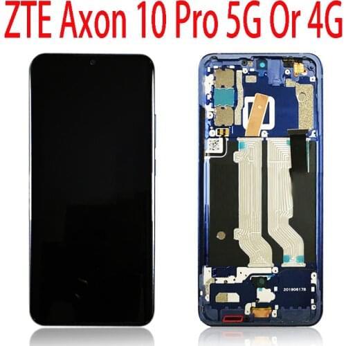 For ZTE Axon 10 Pro 5G 4G Display Matrix Touch Screen Digitizer Assembly For ZTE A2020 Pro LCD Display Replacement Parts
